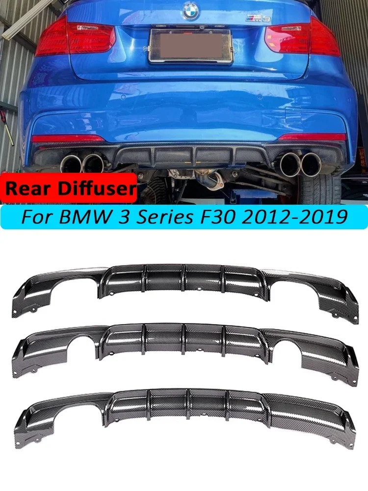 

Диффузор заднего бампера MP для BMW 3 серии F30 F31 2012-2019 Carbon M Tech Diffusor Body Kit 320i 328i M Sport Gloss Black