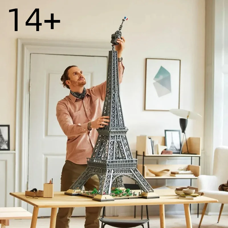 10001PCS Eiffel Tower Building Blocks Bricks Home Decor Toy Kids Adults Birthday Christmas Gifts
