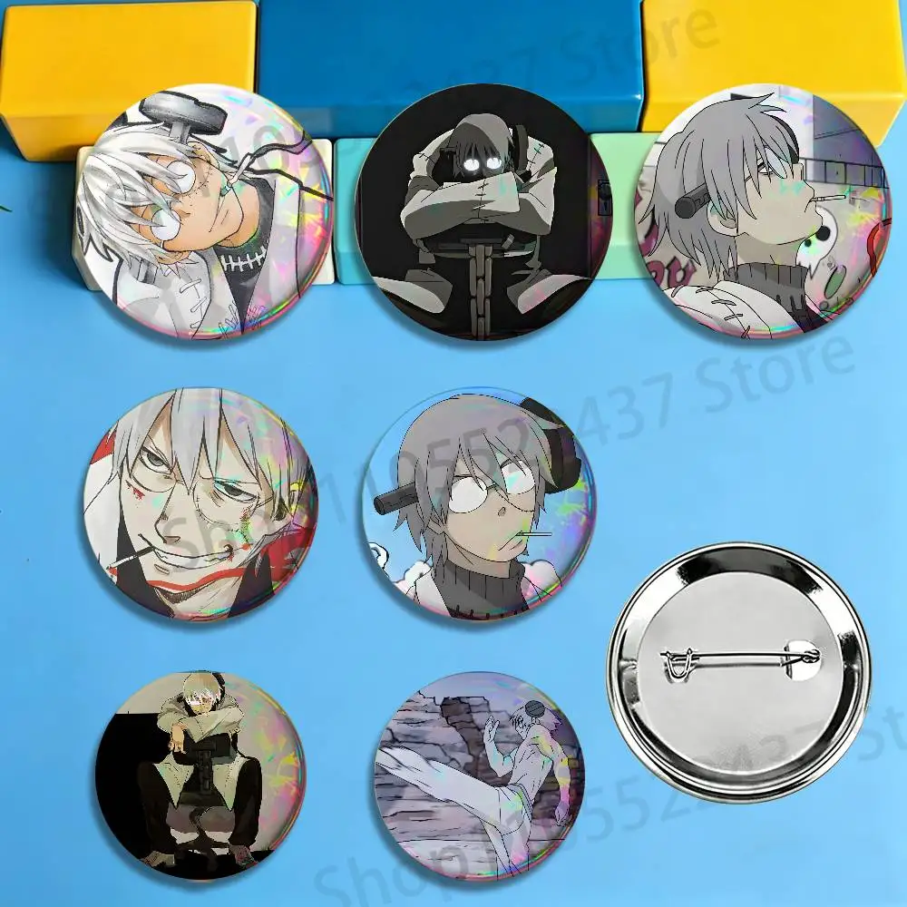 COOL F-Franken Stein Cartoon S-Soul Eater Badges Cartoon Character Pins Brooch for Bag Shoes Decoration Jewelry Gifts