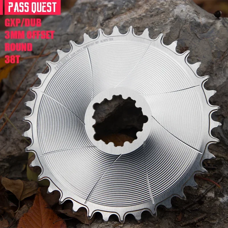 

PASS QUEST 28-38T 3mmOffest Round Narrow Wide Chainring for SRAM BOOST GXP Direct Mount Crank