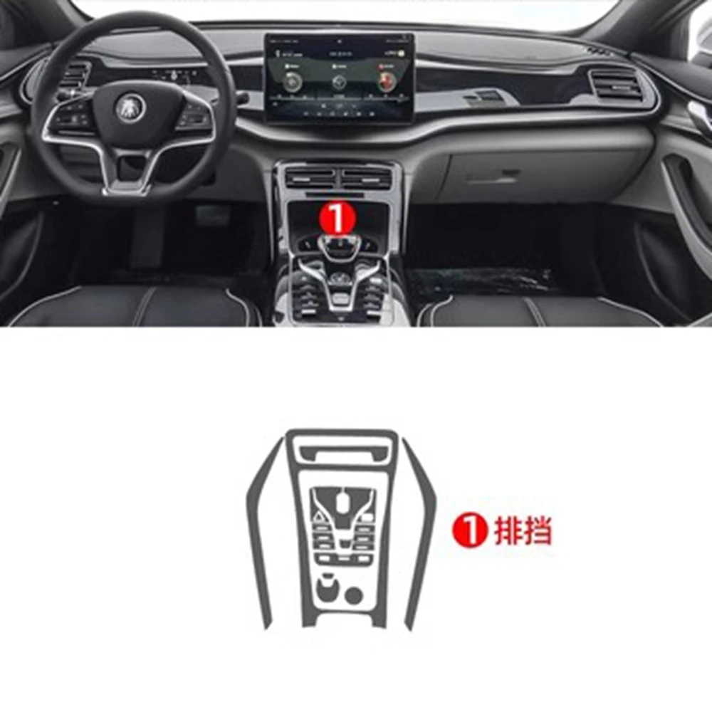 Per BYD Qin Plus Anti-scratch Car Door Center Console Media Dashboard Navigation TPU Protector Film accessori per auto