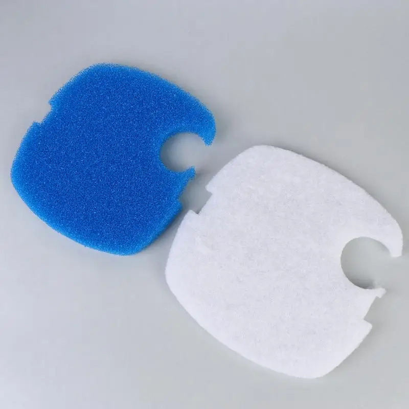 Aquarium Sponge Filter Pad Compatible with 304AB 404AB 704AB Blue White 2PCS 4PCS Odor Reduction for Fish Tanks