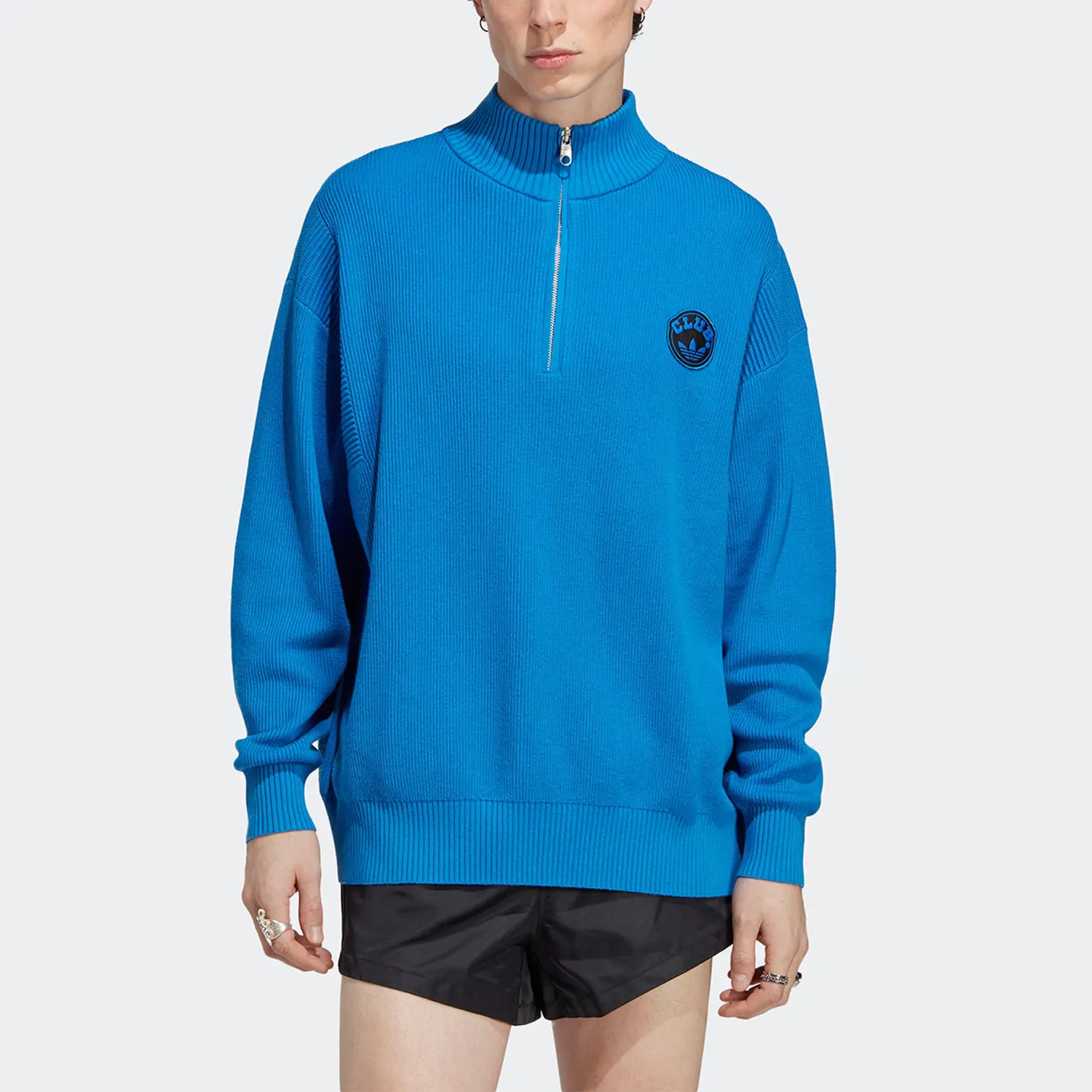 

Мужская повседневная толстовка с капюшоном и короткой молнией Adidas Originals IA2499