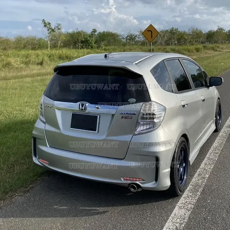 

Спойлер для Honda Jazz Fit, высококачественный спойлер из АБС-материала для заднего крыла автомобиля, задний спойлер грунтового цвета для Honda Fit 2008-2013