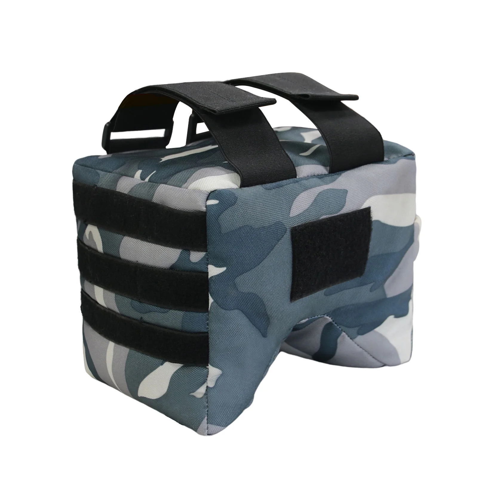

Front or Rear Squeeze Bag Shooting Range Bag Bench Bag with Strap Khaki Green Camouflage Blue Camouflage 20*17*17cm
