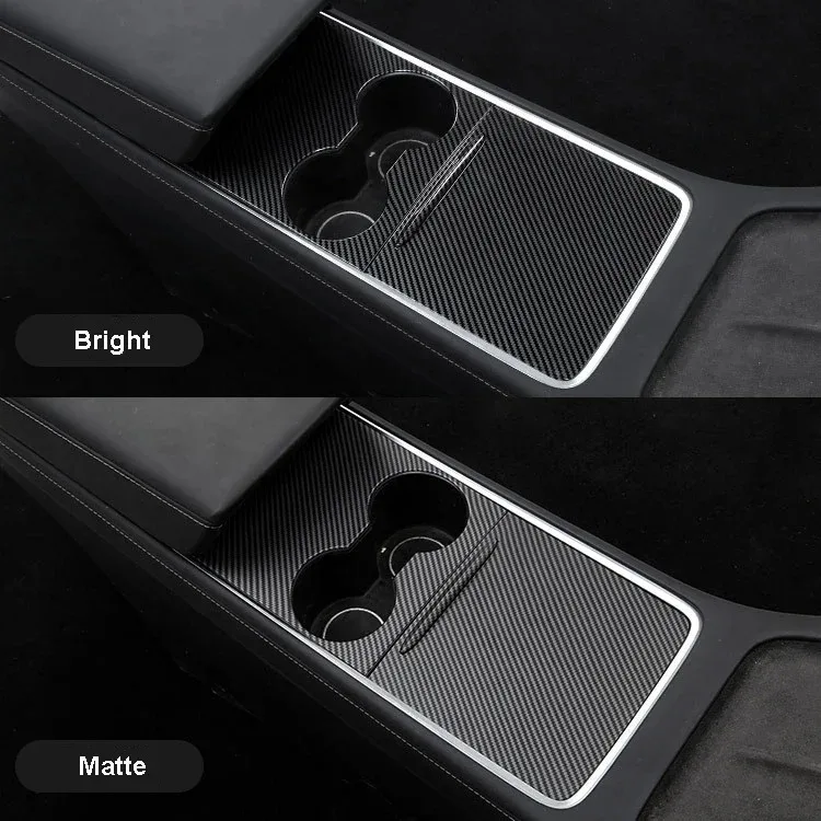 Mittelkonsolen-Abdeckung mit Druckgriff für Tesla Model 3 Y Mittelkonsolenblende ABS-Abdeckung passend zur originalen Fahrzeugschutzverkleidung – Detail 8