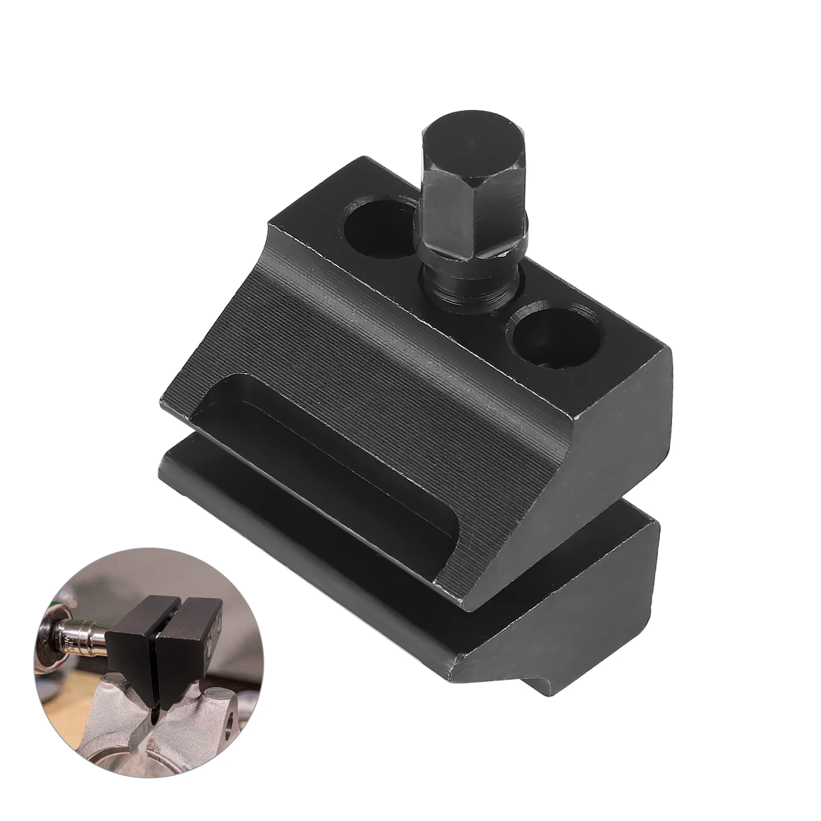 

CNSPEED Black Suspension Strut Spreader Steering Knuckle Hub Split Separator FOR Shock Absorber Removal Automotive Tool Steel