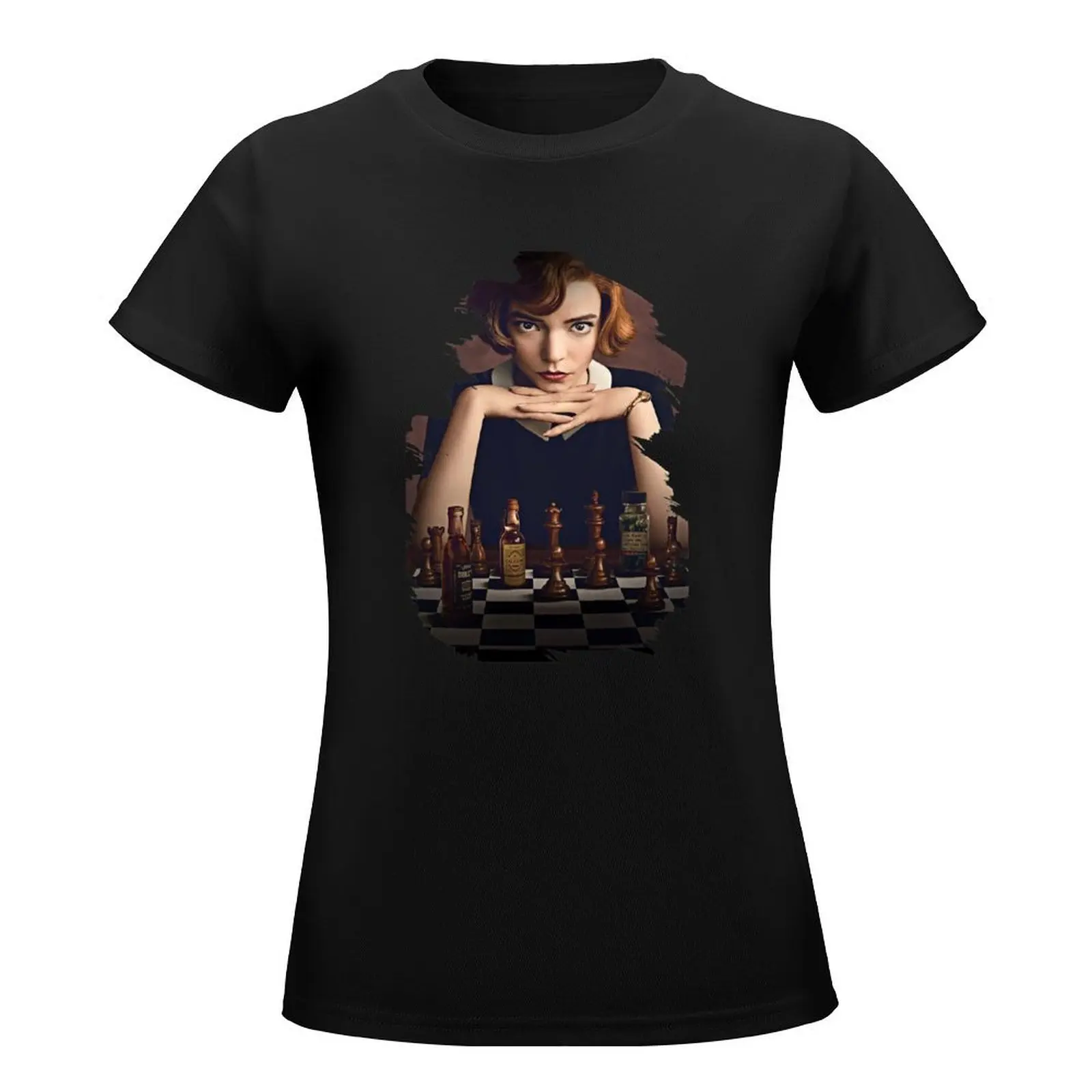 The Queen's Gambit T-Shirt cute clothes vintage clothes summer top tees T-shirt Women