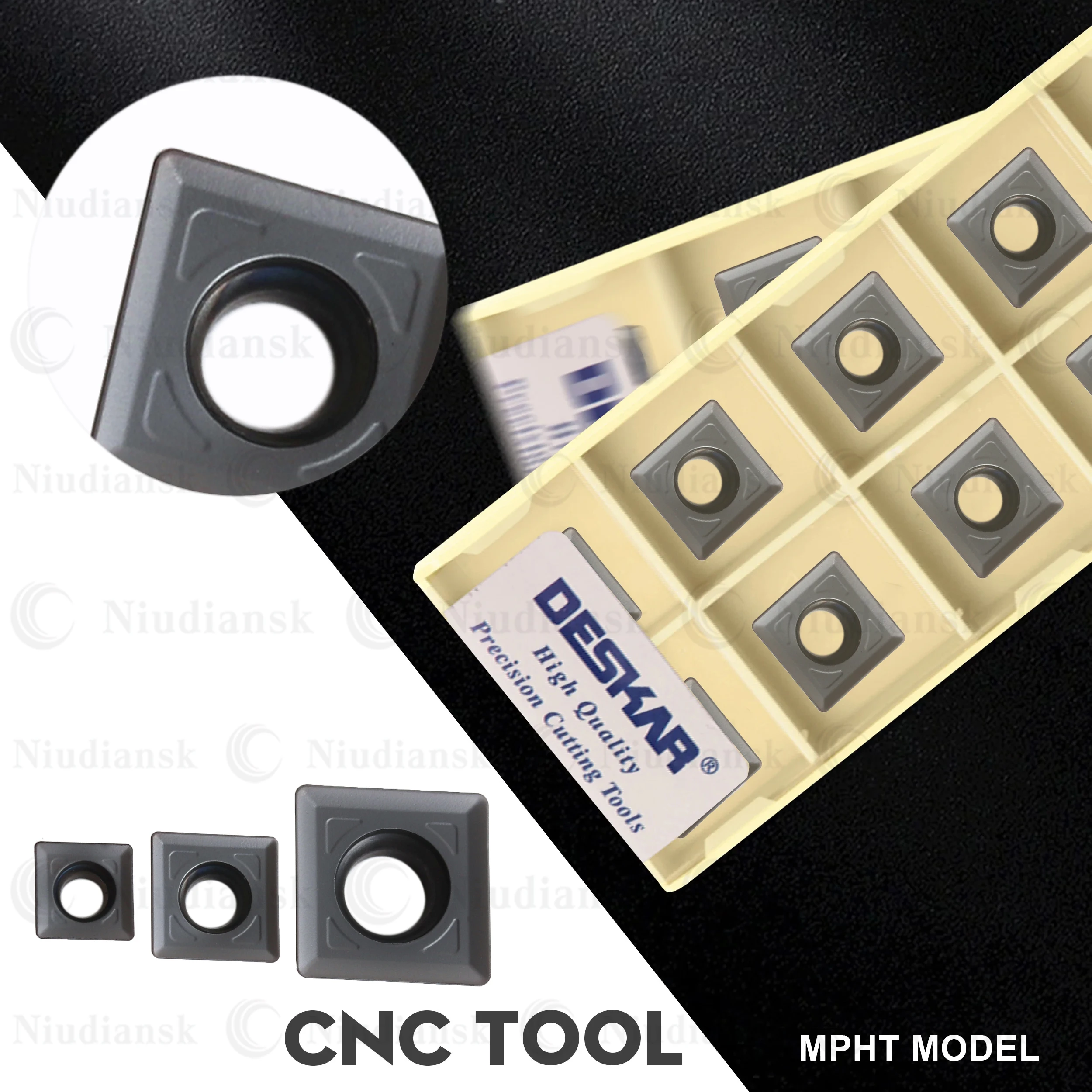 

DESKAR MPHT060304 MPHT080305 MPHT120408 SM LF6018 CNC Milling Turning Tools CNC Lathe Cutter Carbide Inserts For Stainless Steel