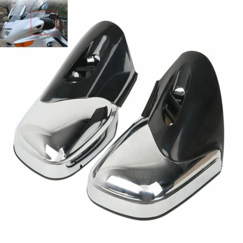 

Black & Chrome Motorcycle Rearview Side Mirrors Replacement Rearview Mirrors Suitable For-BMW K1200 K1200LT K1200M 1999-2008