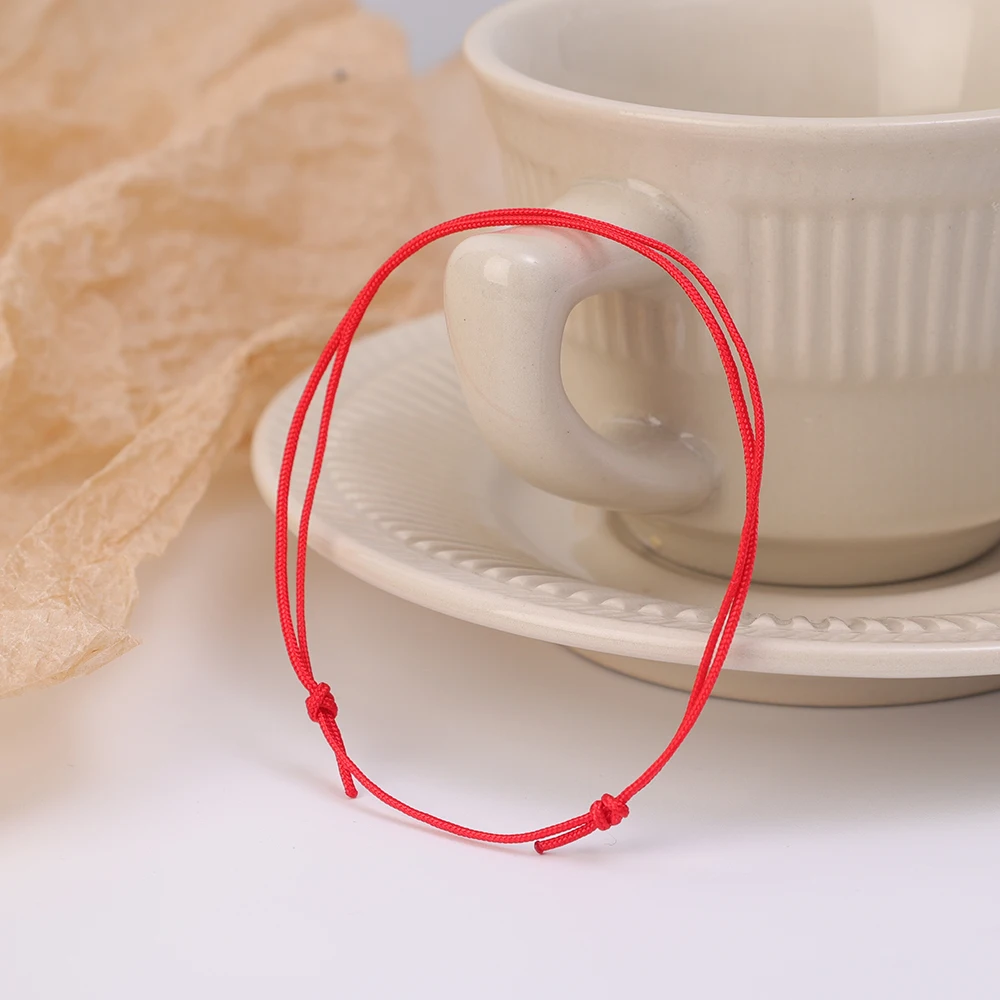 Lucky Red String Bracelet Women Men Simple Thin Rope Braided Bracelets Protection Good Luck Amulet for Success Handmade Jewelry