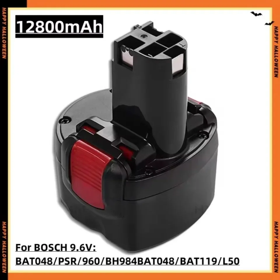 9.6V For Bosch 12800mAh power tool batteries BAT038 BAT040 BAT140 BAT043 D70745 PSR12 BAT048 BH984 BAT048 6.8Ah 9.8Ah 12.8Ah