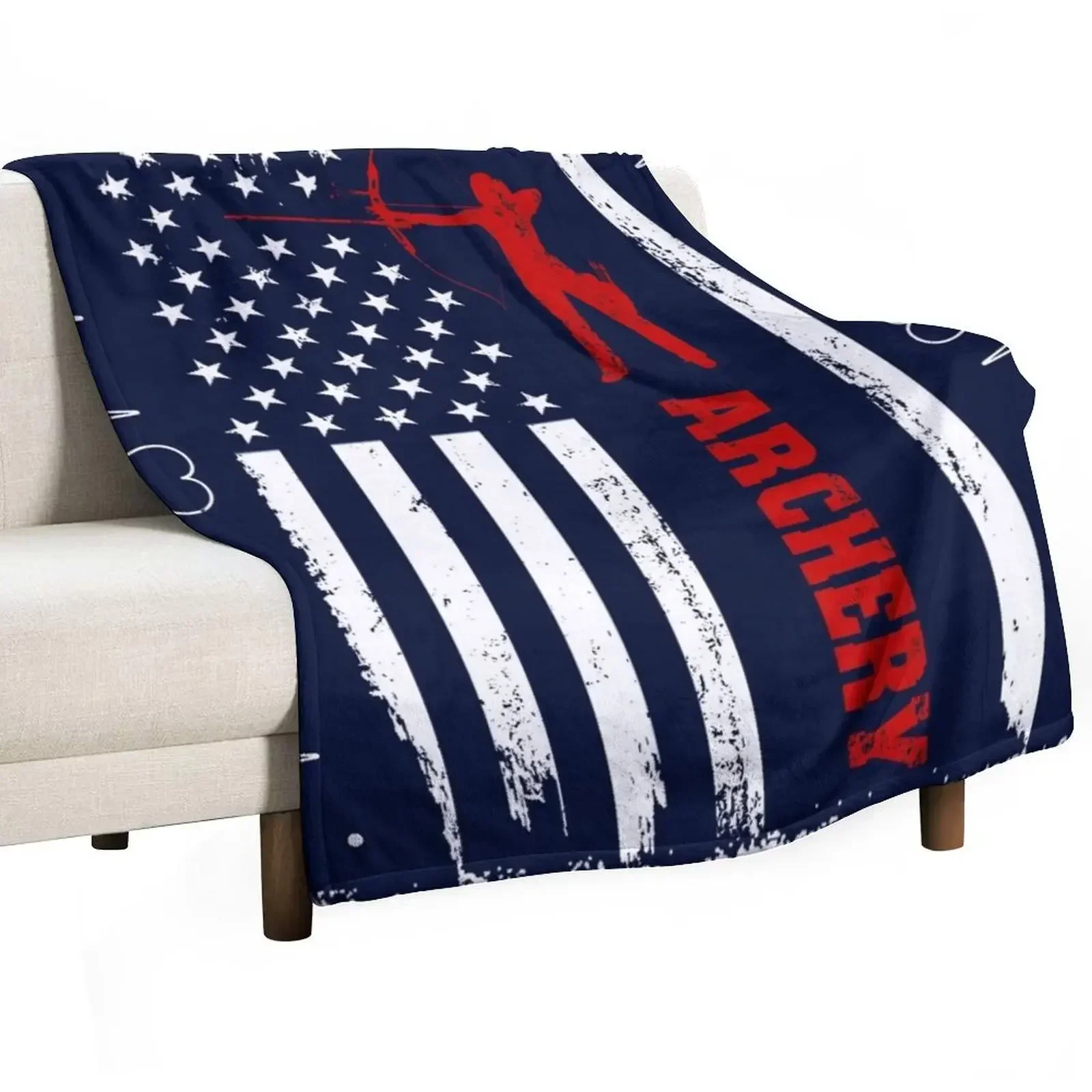 

Archery America Flag Throw Blanket Heavy Blankets For Bed Blankets