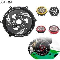 For Ducati Panigale 959 1199 1299 2012-2015 R/S 2020 -2021 Engine Clear Clutch Cover Motorcycle Waterproof Protector Guard