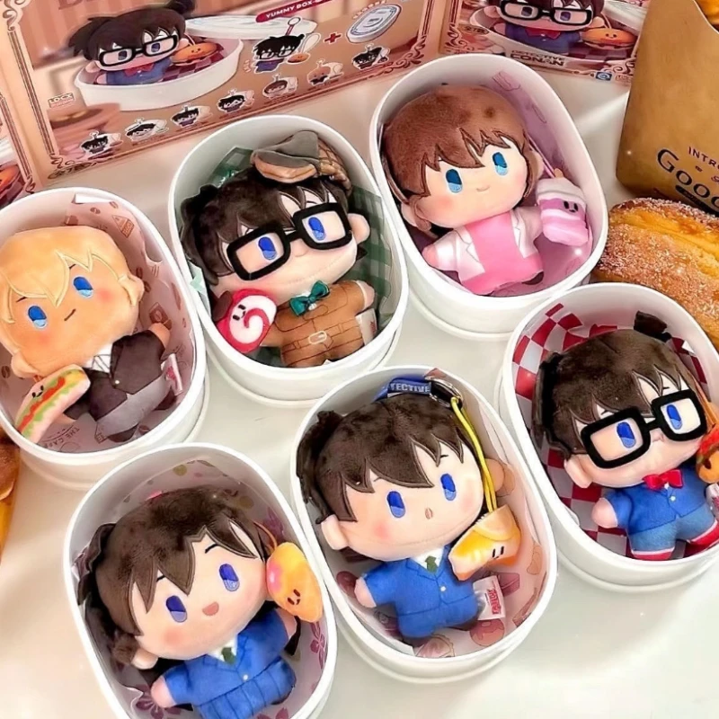 

New Anime Detective Conan Cafe Blind Box Bento Anime Figures Collectible Model Dolls Toys Kawaii Cartoon Christmas Birthday Gift
