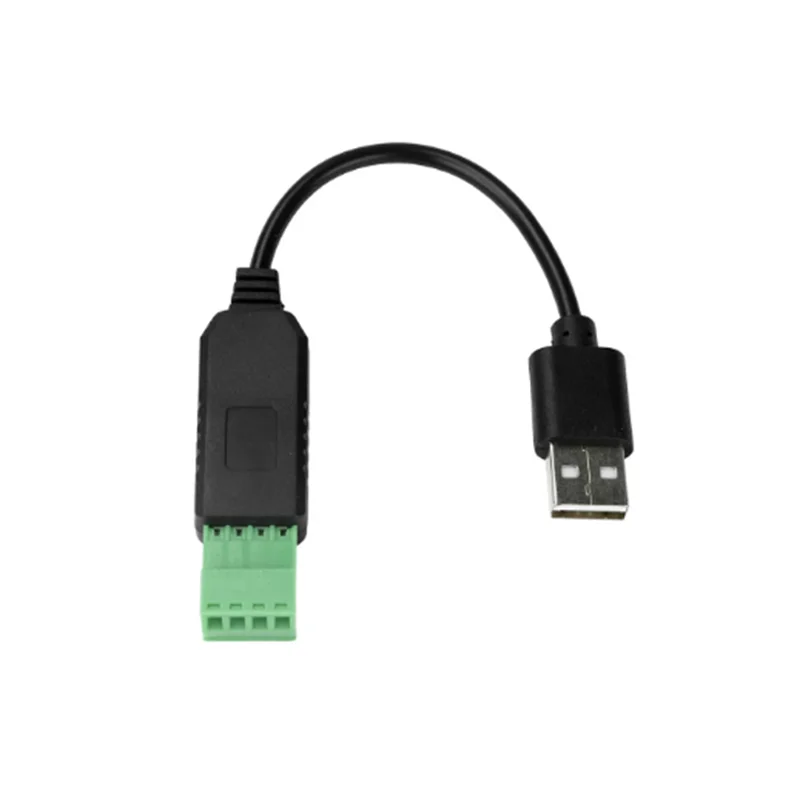 1PCS USB to RS485 serial port converter communication module, PLC serial port IO module, CH340 chip communication module