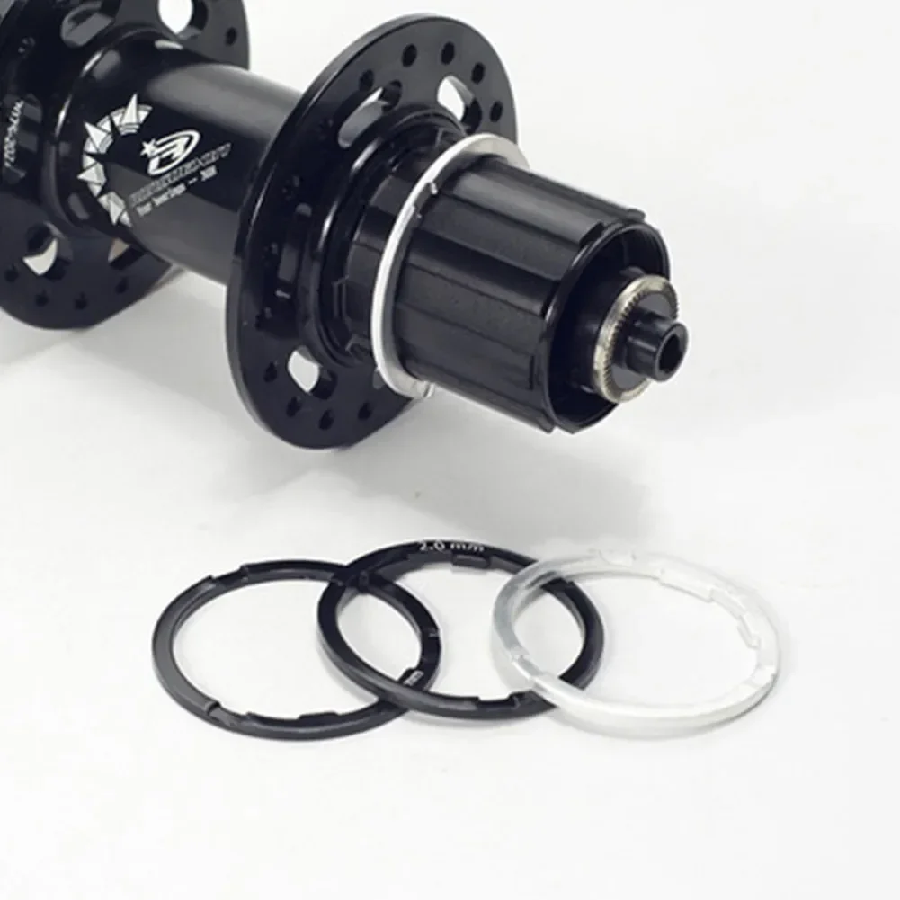 1.8/2mm Bike Flywheel Hub Spacer Bicycle Bottom Bracket Axle Washer Gasket Cassette Flywheel Spacer Cycling Accessories