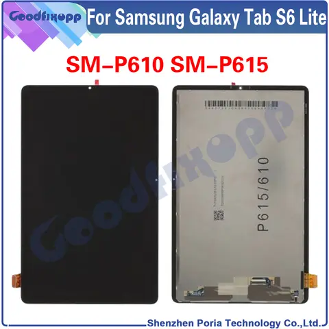 För Samsung Galaxy Tab S6 Lite SM-P610 SM-P615 SM-P615N SM-P617 P610 P615 10.4 LCD-skärm pekskärm digitalisator glasenhet 8 best sales Samsung Galaxy S6 Lite - №4