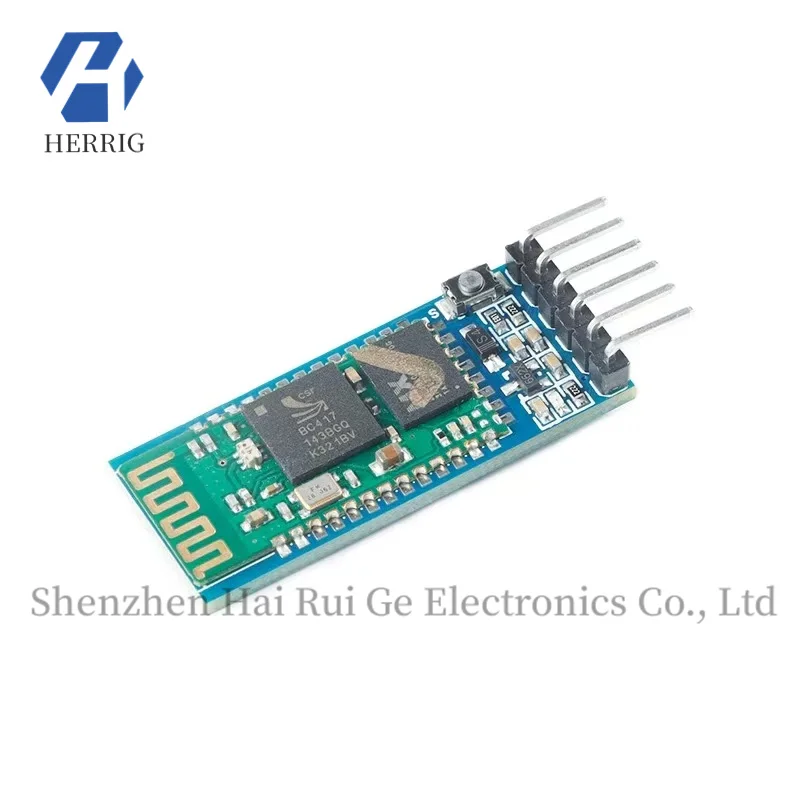 

HC-05 Master-Slave Integrated Wireless Bluetooth Module with Serial Port Transmission and Clear Key