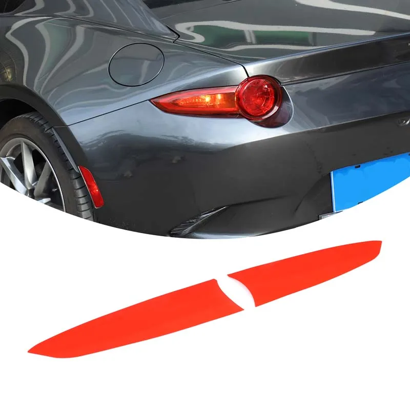 Red Taillight Tint Film TPU Rear Lamp Trim Sticker Car Tail Lamp Tinting Film Car Accessories For Mazda MX-5 Miata ND 2016-2026