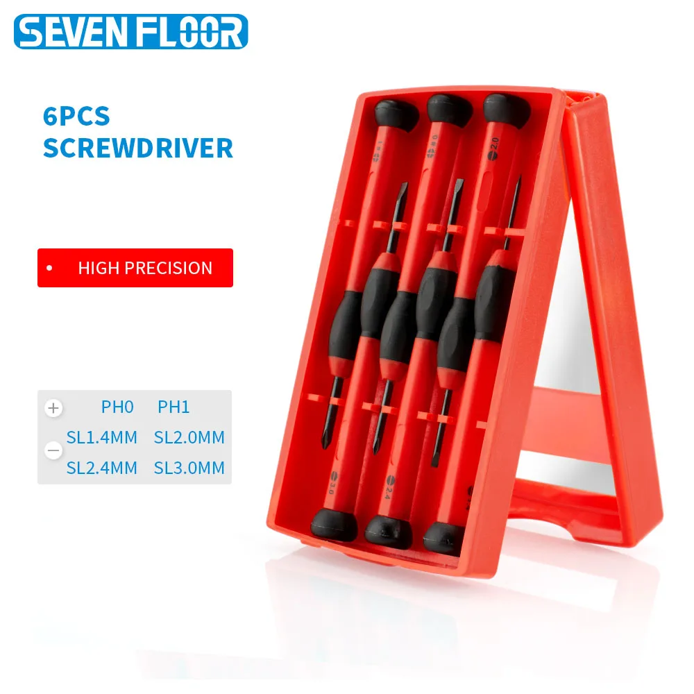 6pcs CRV Phillips Screwdriver Glasses Toy Phone Repair Tool Precision Screwdriver Sets