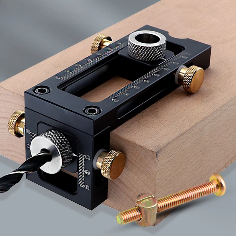 Hole opener Cross oblique flat head punch Infant and child bed screw Drilling positioner Aluminum alloy