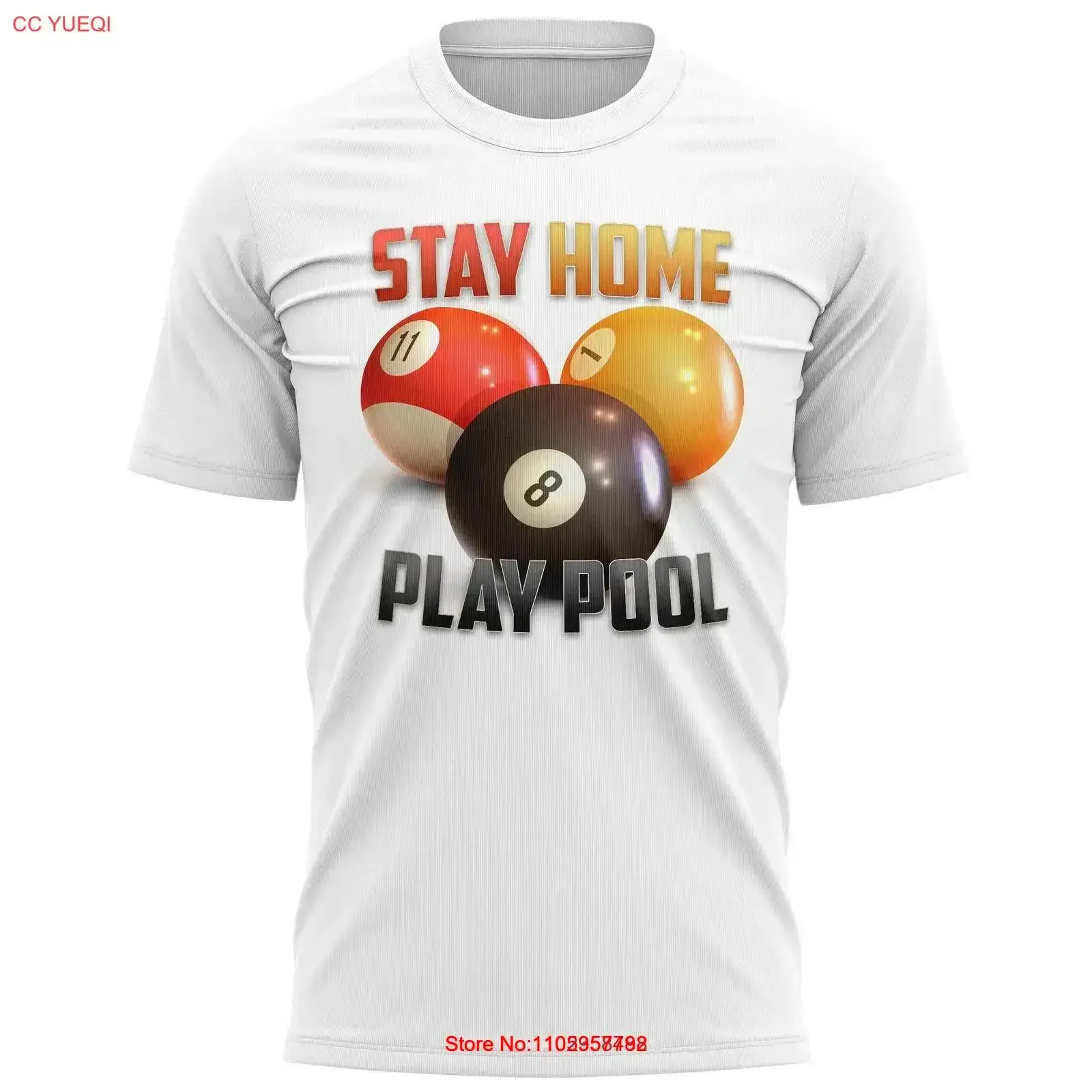 Stay Home Play Pool T Shirt Lockdown 2021 Birthday s For  vintage Washed Versatile Slightly Top For Everyday Wear streetwear