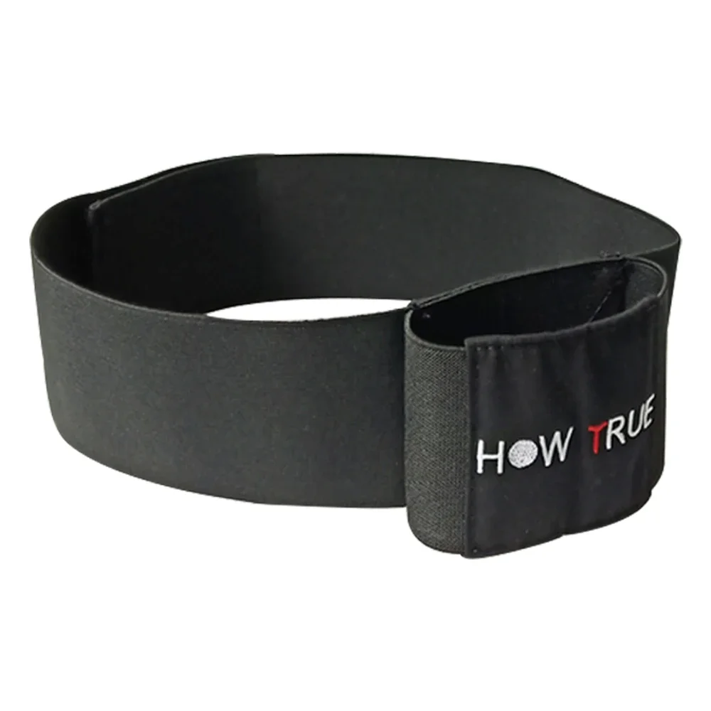 1Pcs Golf Swing Training Arm Band Golf Hand Posture Corrector Black Nylon Elastic Training Belt for Golf Beginner Practicing gallery 1