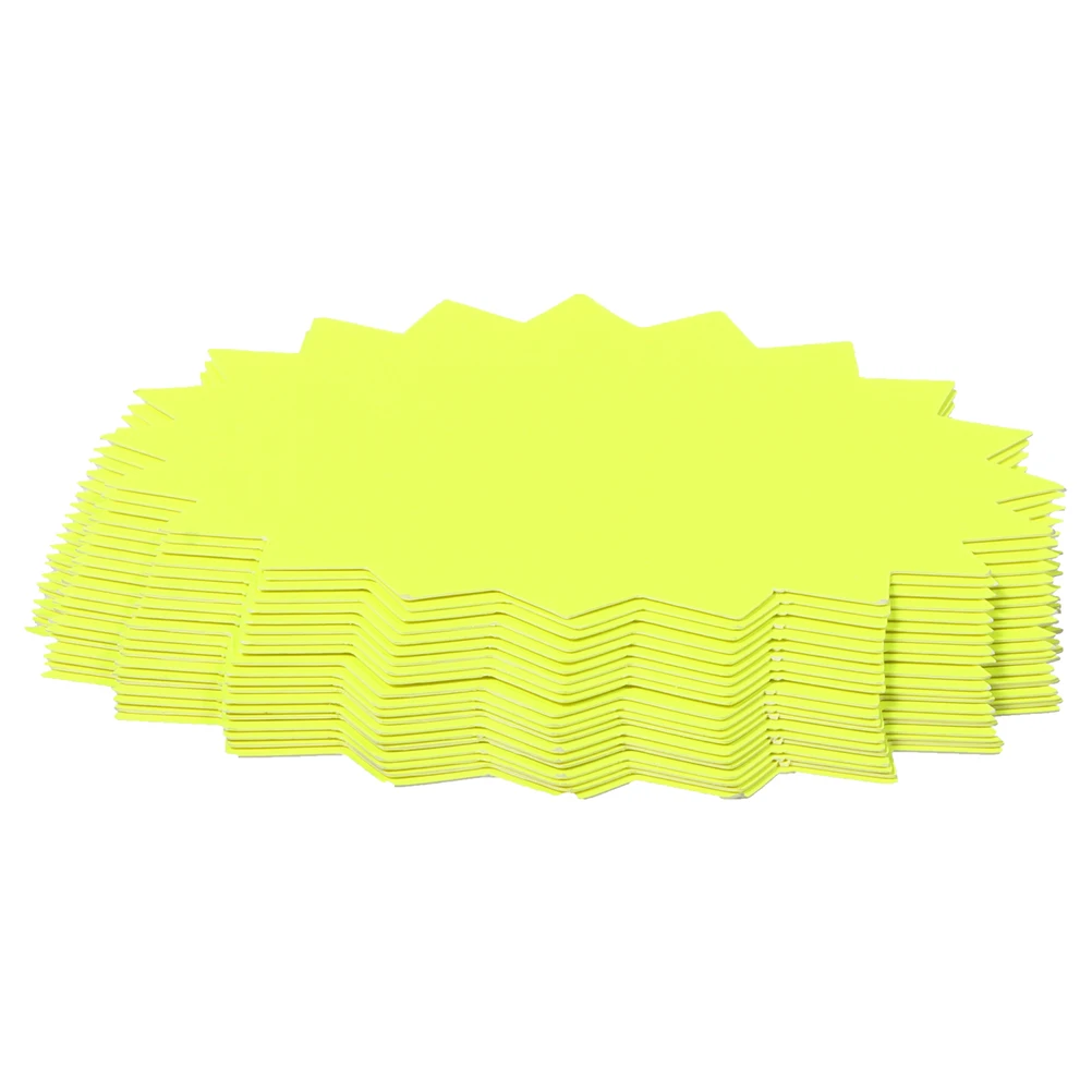 

50 Pcs White Cardboard Price Tag Retail Sale Sign Display Paper Long Time Practical Use Mall Cards Shaped