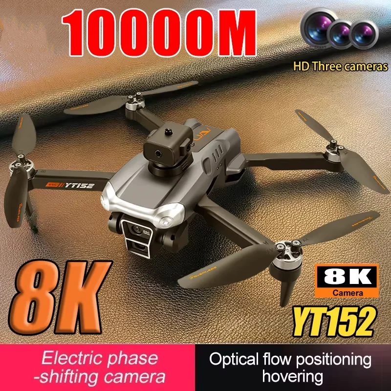 

10000m Yt152 High Definition Camera Professional 8k Gps 5g Obstacle Avoidance Optical Flow Positioning Brushless Upgraded Rc
