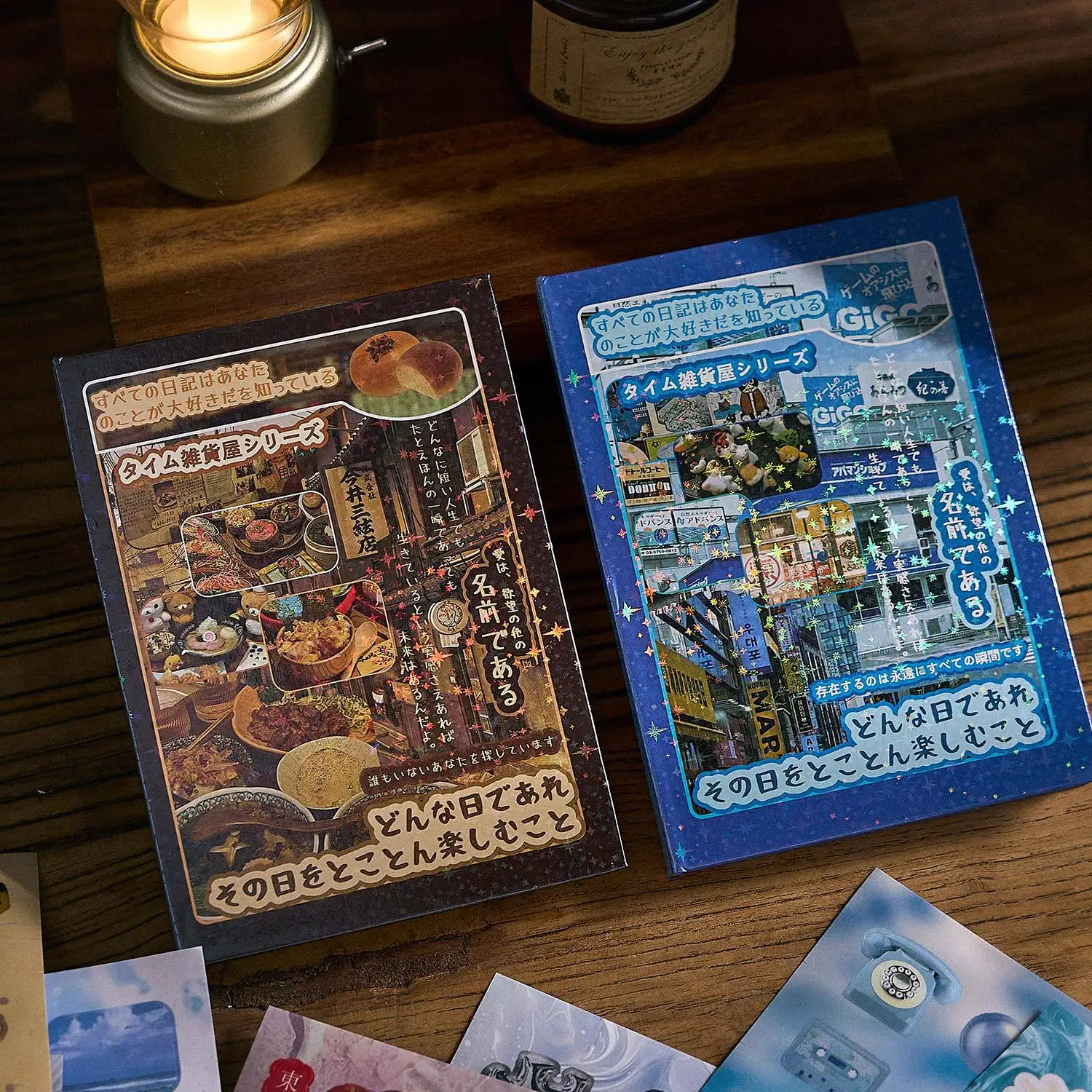 

45Sheets Japanese Sticker Book Time Grocery Series Vintage Scrapbooking for Journal DIY Card Making Kawaii Stationery Stickers