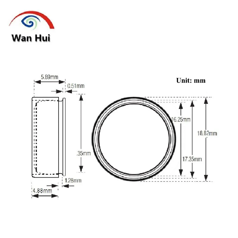 5Pcs TM1990A RW1990A F5 DS1990A Magnetic TM Key Touch Memory iButton Rewritable For Access Control Dallas TM Card IB Card