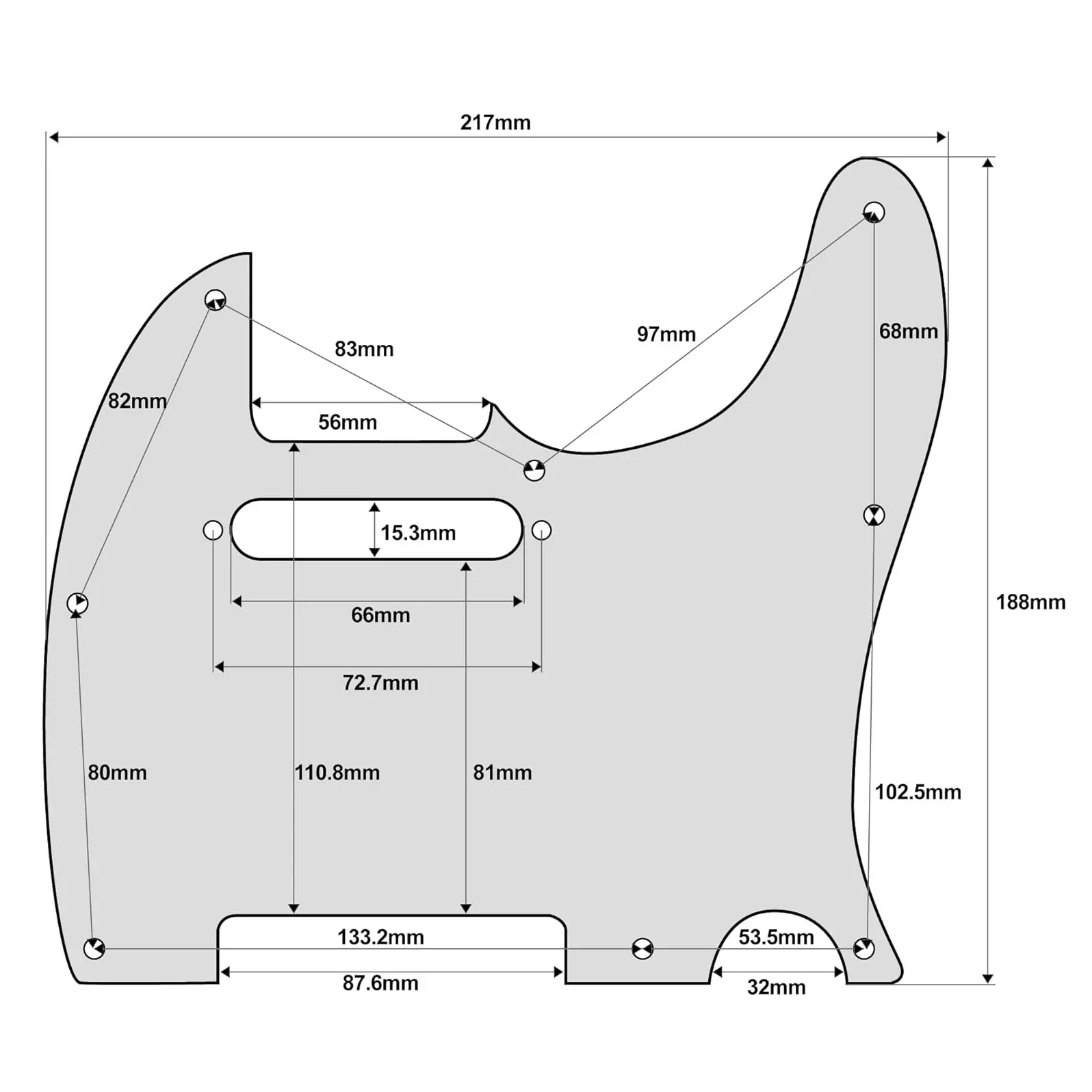 8-hole-electric-guitar-pickguard-brushed-aluminum-tele-guitar-scratch-plate-pickguard-for-tl-guitar-with-mounting-screws