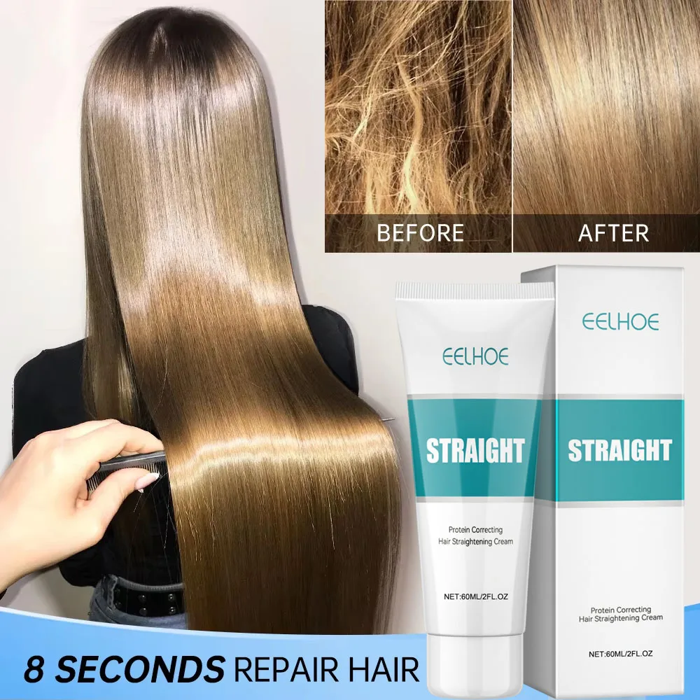 Masque capillaire à la kératine magique, réparation rapide professionnelle des cheveux abîmés et crépus, doux, lisse, brillant, lissage permanent, soin des cheveux