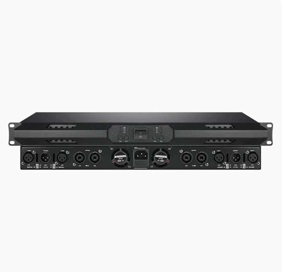 Professional Digital Amplifier 600W High-power Amplifier Dual-channel Pure Power Multi Effect Stage Audio Processor Equalizer