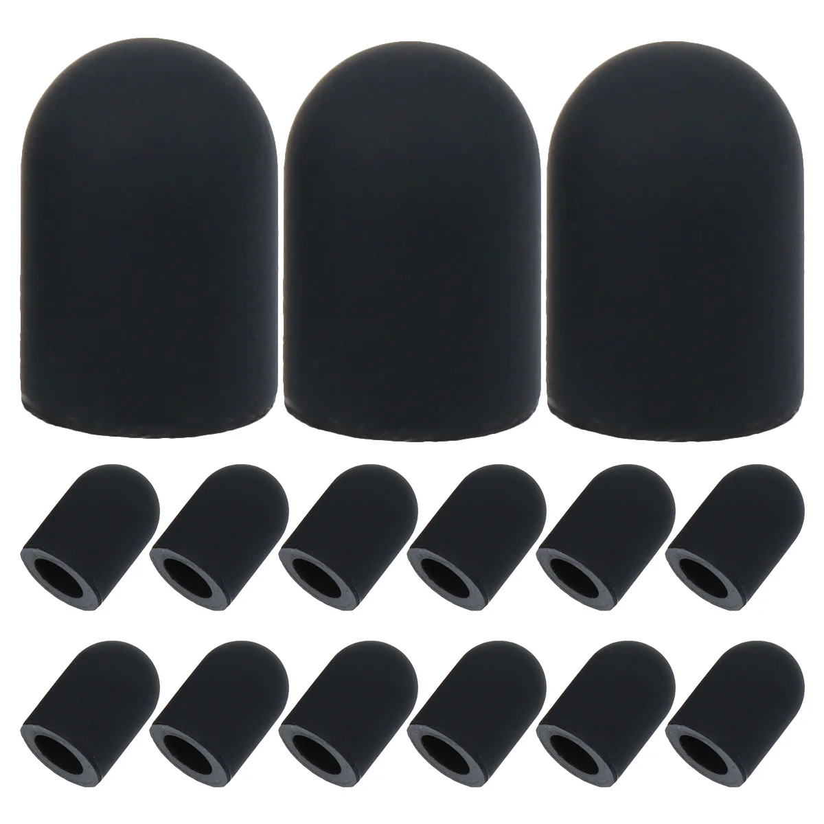 

30Pcs Pen Tip Cover Silicone Stylus Replacement Nibs for Capacitive Screens Smooth Responsive Writing 5.0mm No Noise