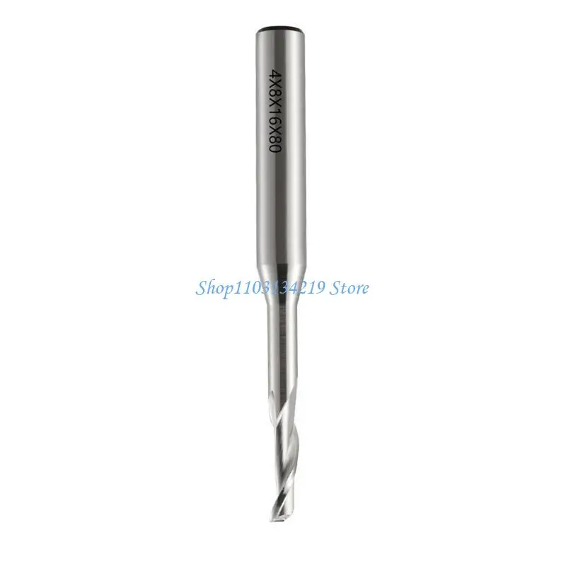 N5KC Highly Speed Steel Router Bit Single Flute End Mill For Aluminum Cutting In Various Size 8mm Shanks Diameter