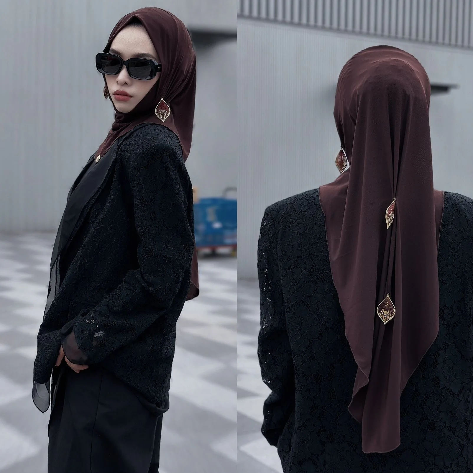 Fashion New Design Dubai Women Holiday Instant Moslem Hijab