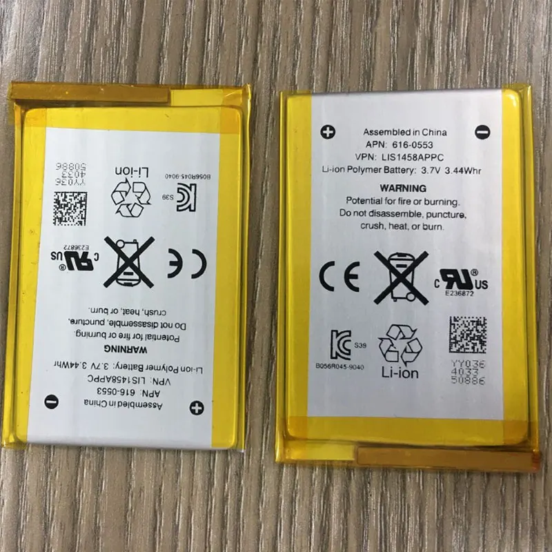 930mAh 616-0553 / LIS1458APPC Li-Polymer Replacement Battery for IPod Touch 4th Generation 4 A1367 616-0551 Player Battery