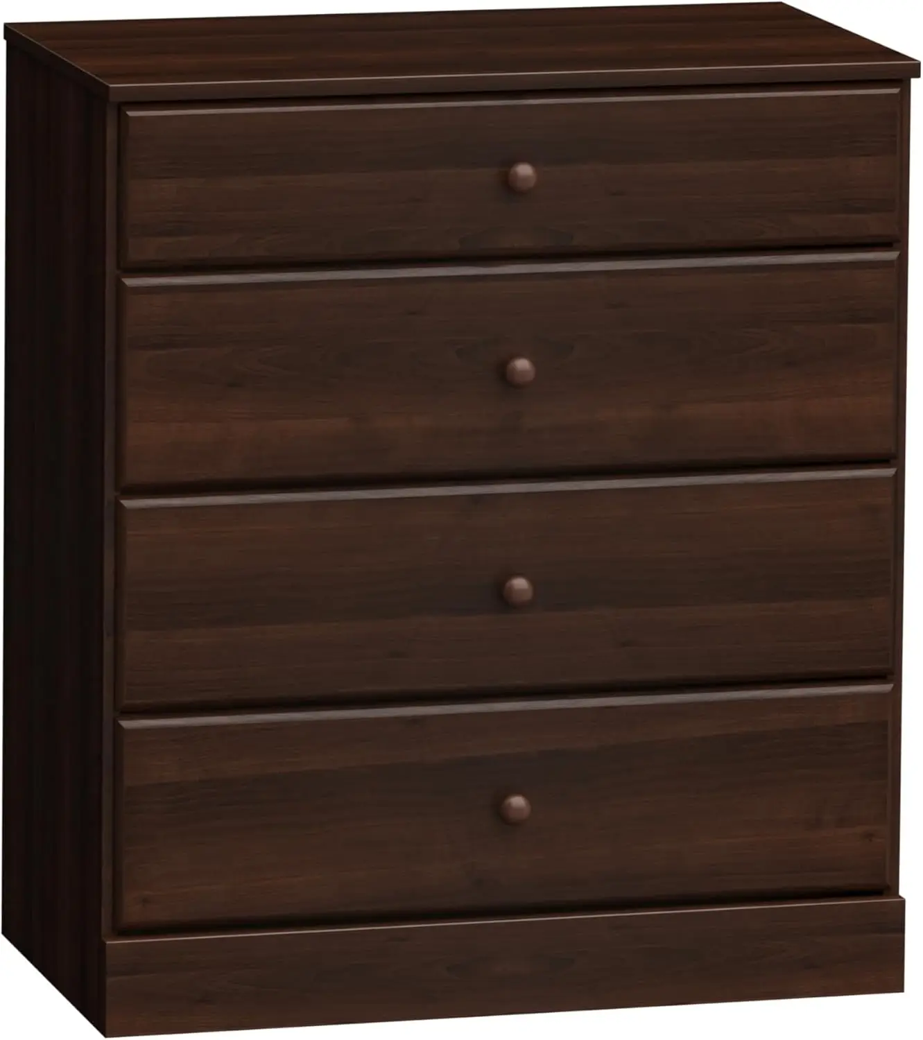 Simplistic 4-Drawer Dresser for Bedroom, Functional Bedroom Dresser Chest of Drawers 16