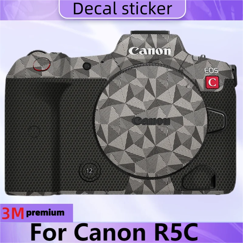 For Canon R5C Camera Body Sticker Protective Skin Decal Vinyl Wrap Film Anti-Scratch Protector Coat