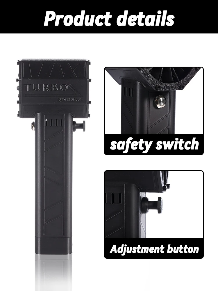 Powerful Blower High Speed Duct Fan Mini Turbo Jet Fan Violent Fan High-Performance Brushless