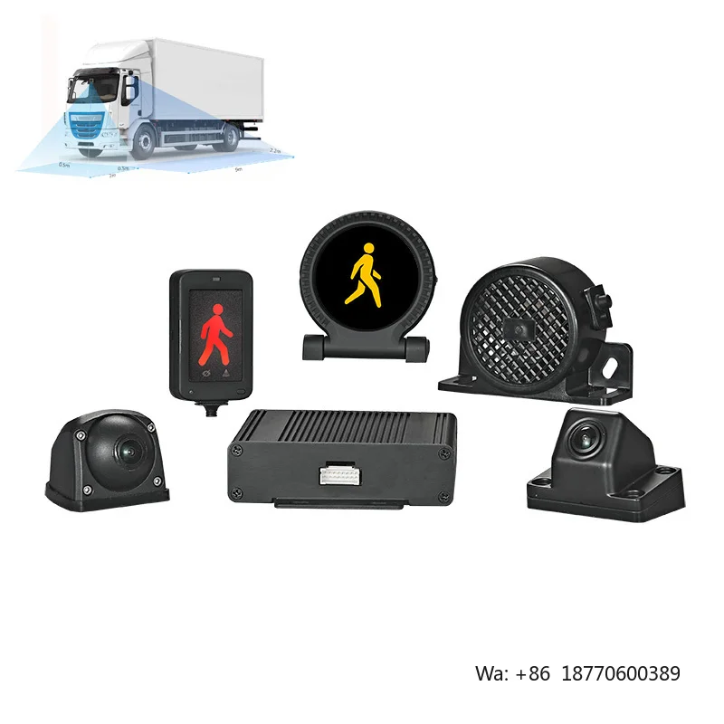 Vehicle Front and Side Intelligent Detection System AI Collision Avoidance System