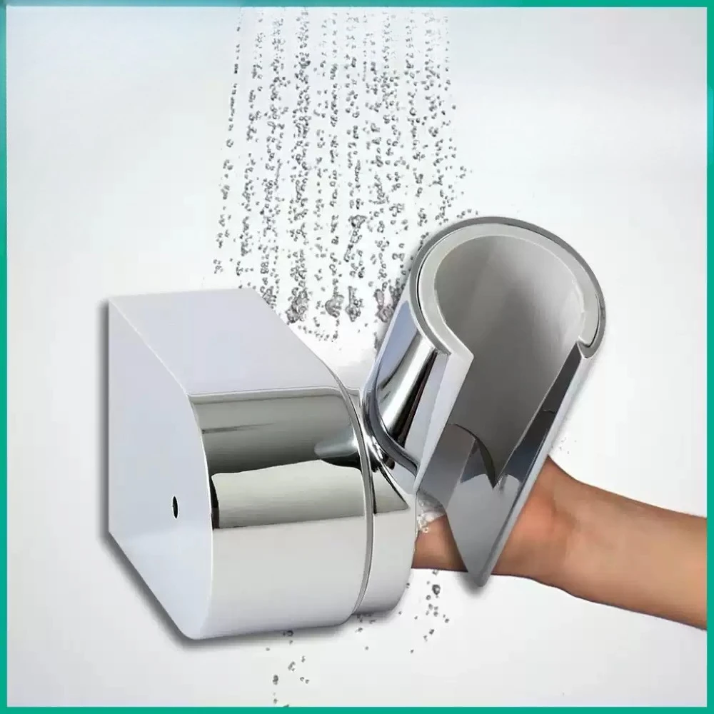 Adjustable‑Angle Wall‑Mount Shower Holder Bracket, Tilting Hand‑Shower Support Socket for Bathroom Shower Equipment Repair