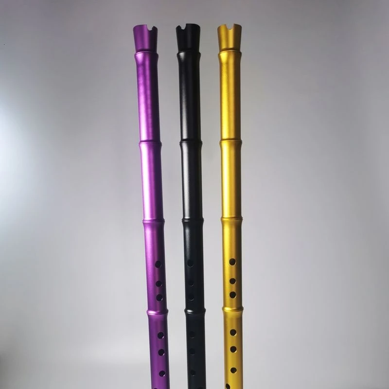 

8-hole Forehand Flute G/F Key Thickened Metal Xiao Professional Vertical Blowing Flutes Adult Beginner Playing Wind Instruments