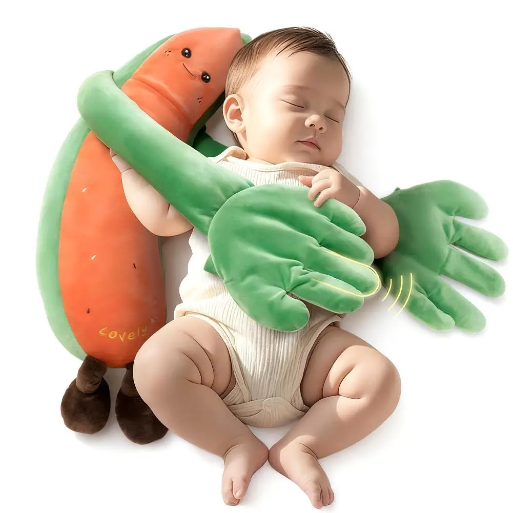 

Baby Sleeping Patting Pillow Plush Toy Soothe Gift Patting A Soothing Doll Pillow Holding To Sleep For Toddler Mom Free Hands