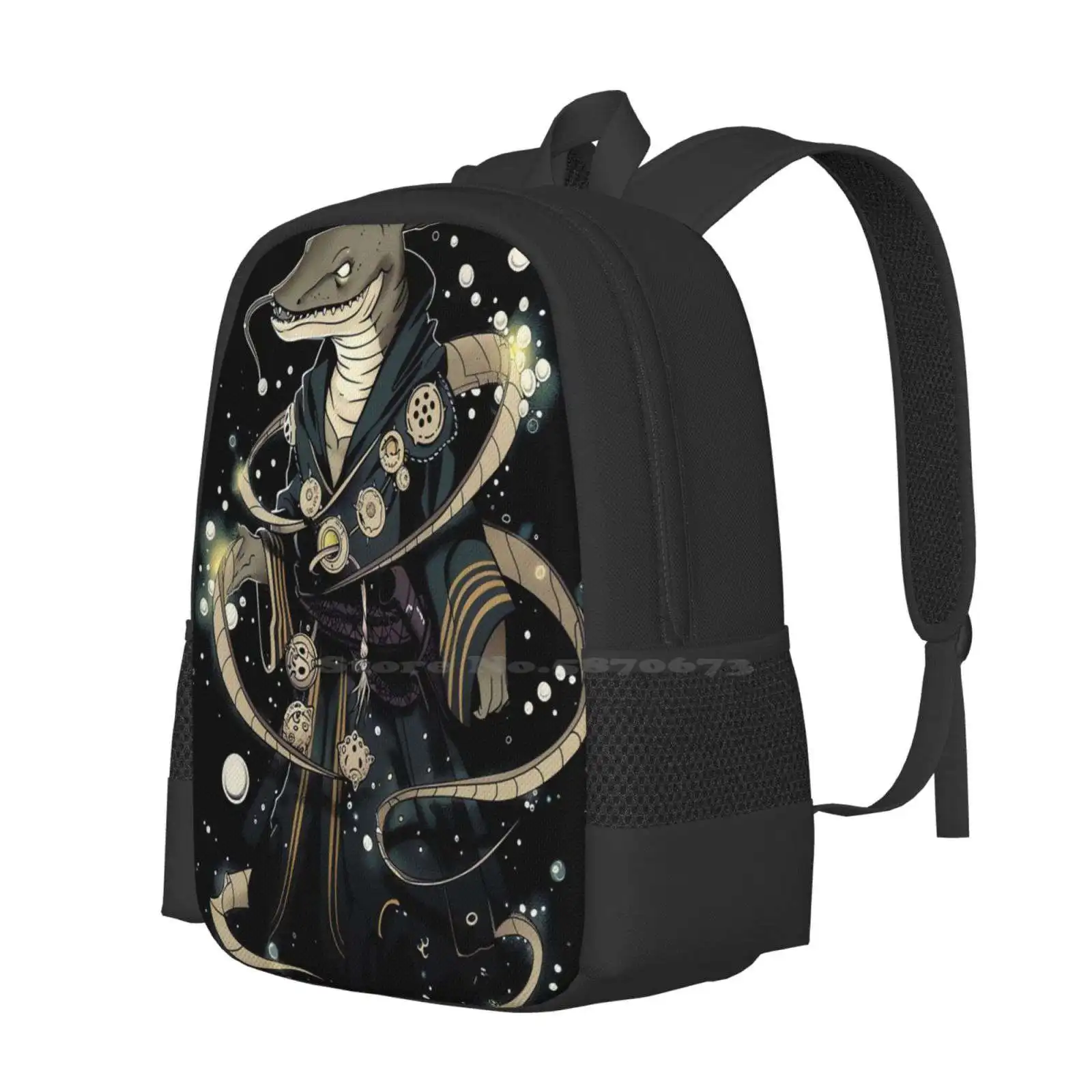 Electric Eel Guardian Hot Sale Schoolbag Backpack Fashion Bags Undersea Ai Shark Ocean