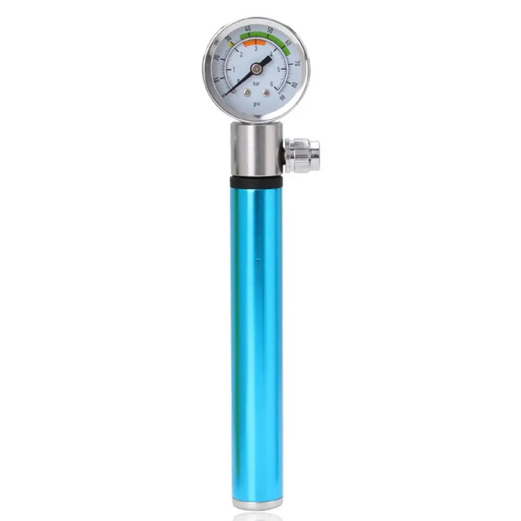 Tire Inflator Bike Pump Inflating Tools Gauge Mountain Aluminum Alloy Pocket for Beginners Cycling Supplies Mini Pumps