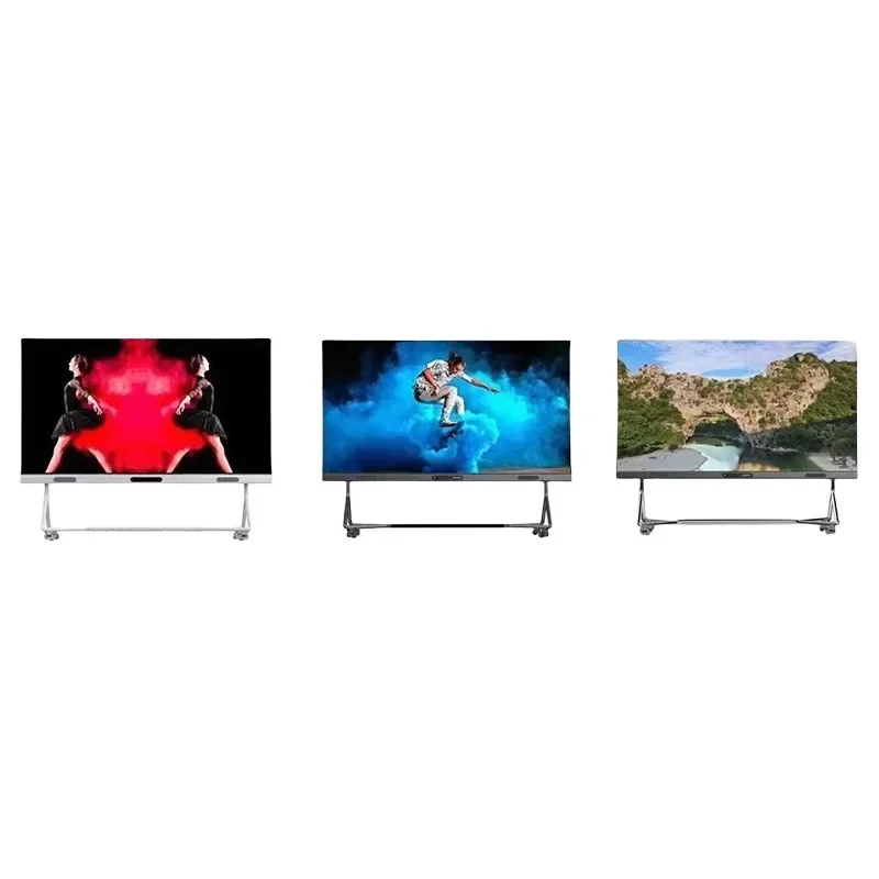 OEM130 inch full color led high definition electronic display screen touch conference screen