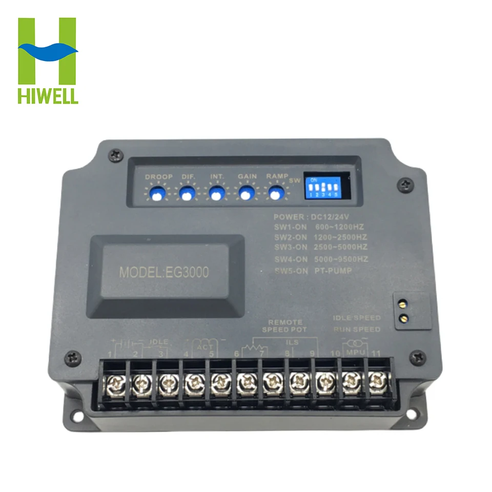 

EG3000 Genset Governor Engine Speed Control Unit Controller For diesel Generator Electronic Stabilizer